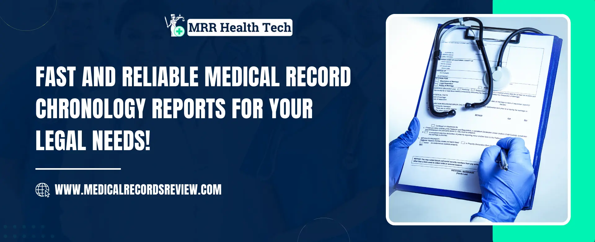 Reliable Medical Record Chronology Reports for Legal Needs