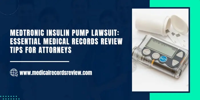 Medical Records Review for Medtronic Insulin Pump Lawsuits