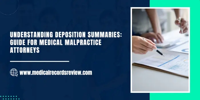 Understanding Deposition Summaries: A Guide for Medical Malpractice Attorneys