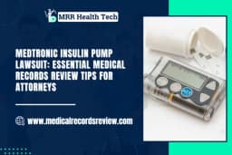 Medical Records Review for Medtronic Insulin Pump Lawsuits