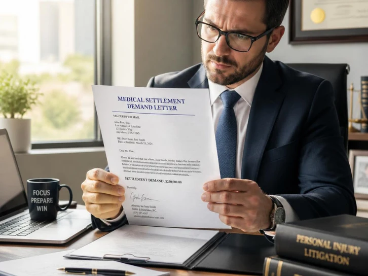 settlement demand letter medical records