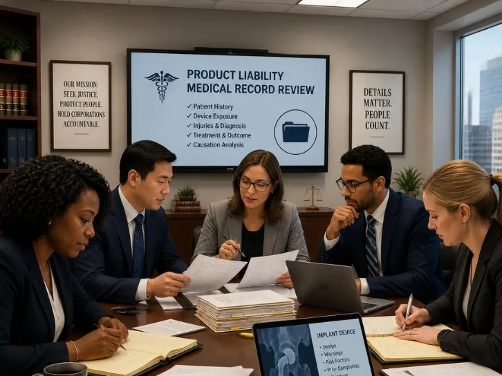 Product liability medical record review for attorneys